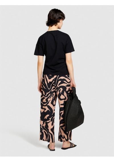 Sisley Viskoz Beli Lastikli Paça Detaylı Desenli Kloş Pantolon Kadın Mavi Pantolon - 324p4vjdlf05c Sisley Viskoz Beli Lastikli Paça Detaylı Desenli Kloş Pantolon Kadın Mavi Pantolon - 324p4vjdlf05c