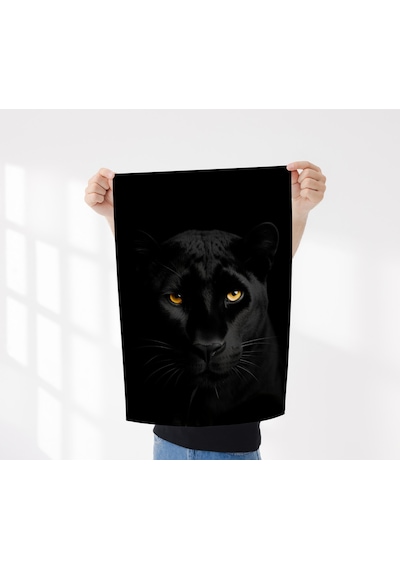 Çerçevesiz Poster,4'lü Hayvan Posterleri Aslan,panter,fil,at Dijital Baskı Karanlık Tema