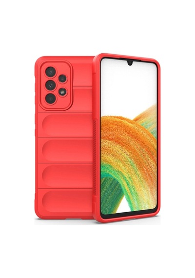 Galaxy A33 5g Kılıf Optimum Silikon - Kırmızı