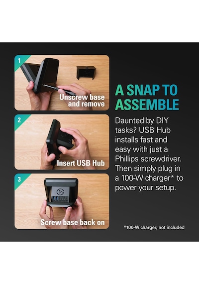 Elgato Usb Hub Stream Deck + Için, 2 Usb-c Bağlantı Noktası/2 U