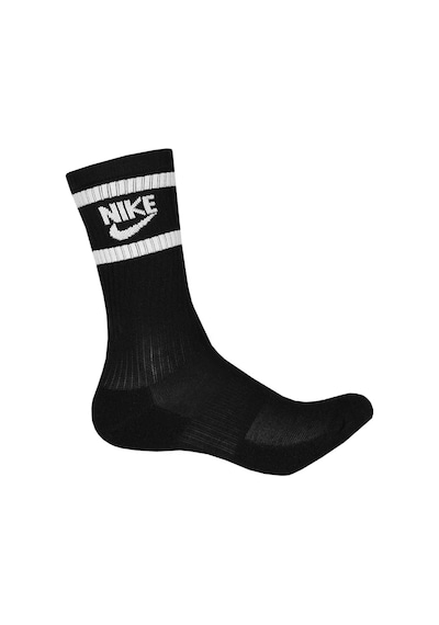 Nike Everyday Cushioned Crew Socks 6 Çift Siyah-gri-beyaz Çorap Renkli