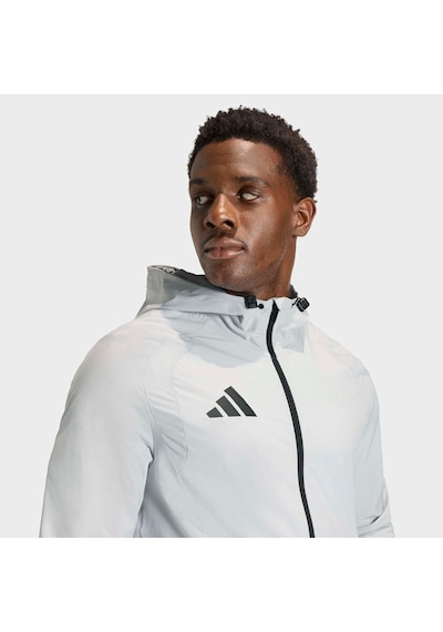 Adidas Tiro Travel Erkek Gri Rüzgarlık Kd3336