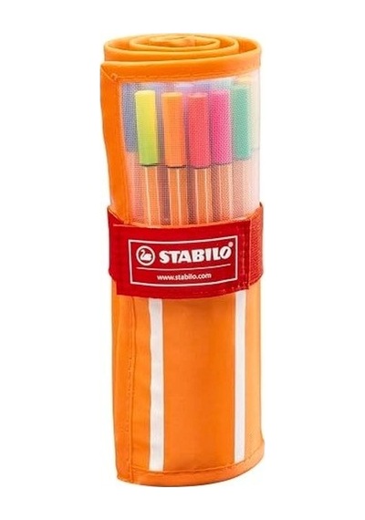 Stabilo Point Kalem 88 Rollerset 25+5 Neon