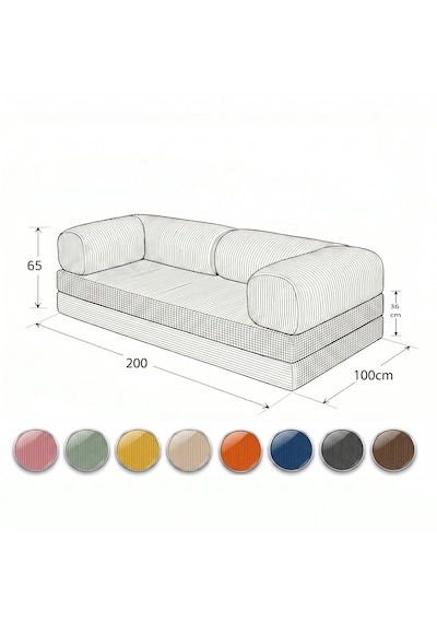 Nestime 200x100 Comfortnest Kanepe / Aktivite Koltuğu / Yatak 50 Dns Dayanıklı Orta Sert Sünger, Çıkarılabilir Kılıf, Pati Dostu Fitilli Kadife Kumaş Bej Nestime 200x100 Comfortnest Kanepe / Aktivite Koltuğu / Yatak 50 Dns Dayanıklı Orta Sert Sünger, Çıkarılabilir Kılıf, Pati Dostu Fitilli Kadife Kumaş Bej