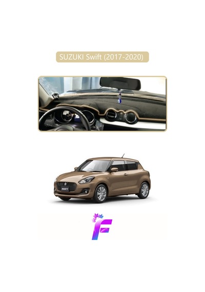 Suzukı Swift 2017-2020 Uyumlu Torpido Örtüsü Yansıma Önleyici Tam Koruma Hızlı Montaj K49