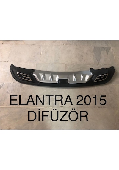 Autogp Hyundai Elantra Arka Difüzör Çift Çıkış Egzoz 2014 / 2016 011hy1651522