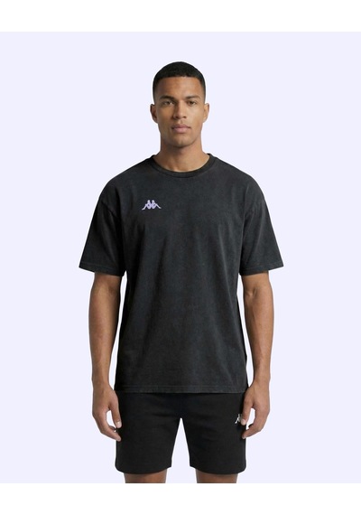 Kappa Jona Tshirt Erkek Siyah Oversize Tişört