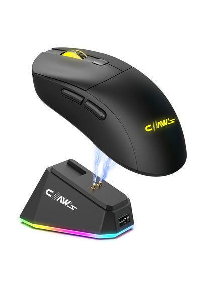 Banza Gaming Mouse 24000 Dpi Tri-mode Kablosuz Paw3311 Sensör Makro Yazılımlı Gaming Mouse