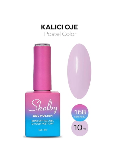 Shelby 10 Ml. A168 Pastel Renk Kalıcı Oje