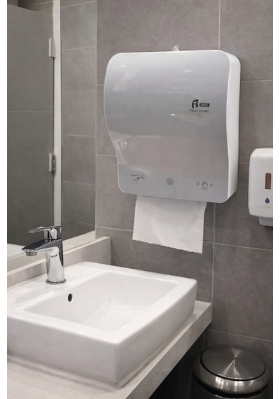 Aform Havlu Makinası Fotoselli Sensörlü 21cm Beyaz