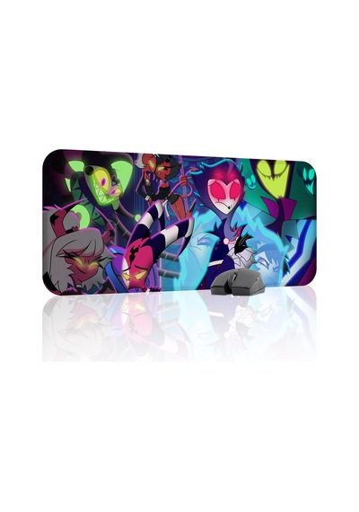 Helluva Boss Kaymaz Dikişli Kauçuk Oyuncu Mousepad V5 - 70x30 Xl Gaming Mouse Pad Fare Altlığı