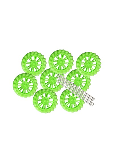 Plastik Tekerlek 8 Adet Mil 4 Adet Φ45 MM