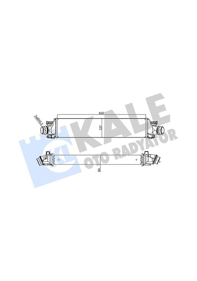 Kale 355940 Turbo Radyatörü Intercooler - Chevrolet Aveo 2013- 1.4 95199556
