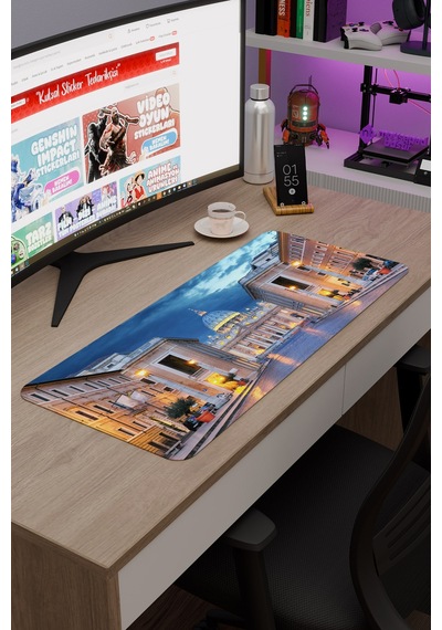 Vatikan V2 70x30 Xl Gaming Kauçuk Kaymaz Taban Mouse Pad Fare Altlığı