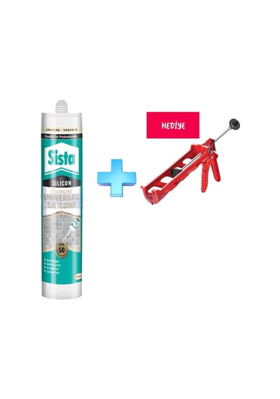 Sista Şeffaf Silikon 280 Ml +silikon Tabancası
