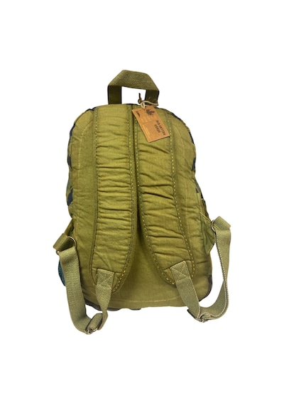 Old Cotton Cargo Kaliteli Renkli Vintage Disayn Sırt Gezi Okul Seyahat Çantası 30 Cm X 42 Cm Lacivert