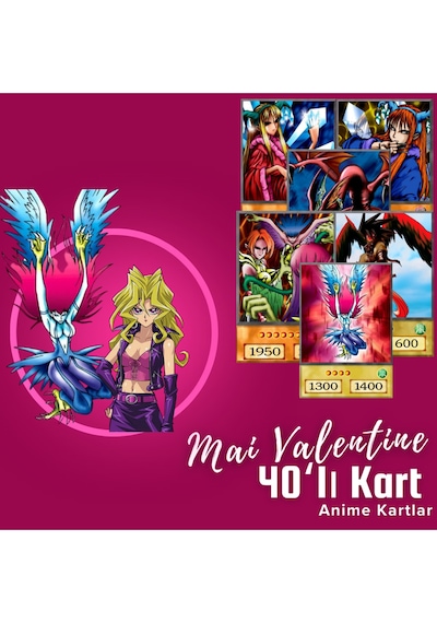Yu-gi-oh Mai Valentine 40'lı Anime Deste