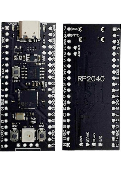 Raspberry Pi Pico RP2040 16Mb Modül Type C Dual Core 264Kb Arm Cortex-M0+ Micro Kontrolör