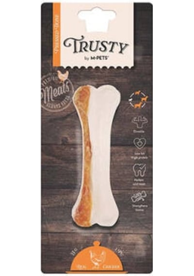 Trusty Tavuklu Presli Kemik Köpek Ödülü 55 Gr 12,7 Cm
