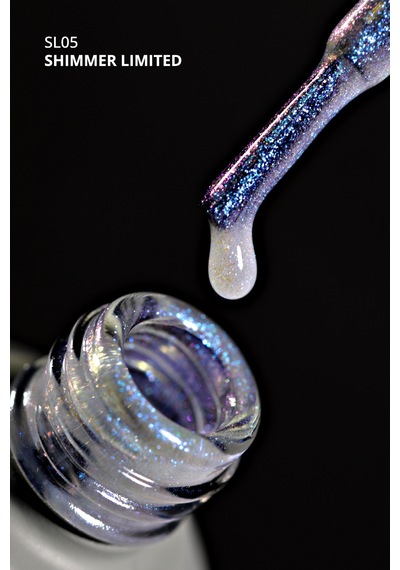 Momo Professional Shimmer Limited Holografik Kalıcı Oje Sl05 Rakı Beyazı Mavi Mor Simli 10 ML