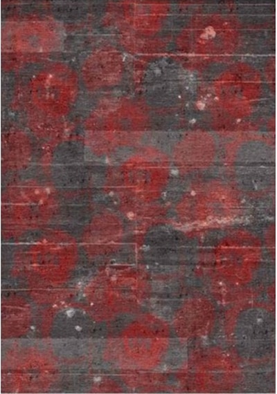 Çam Halı Gloria Td186 Kırmızı Modern Desen Dokuma Saçaklı Kilim