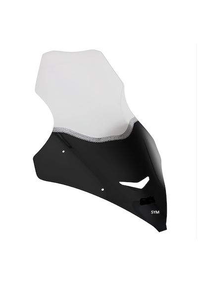 Sym Jet X 125 2022-2025 Uyumlu Ön Cam Şeffaf Şeffaf - Siyah