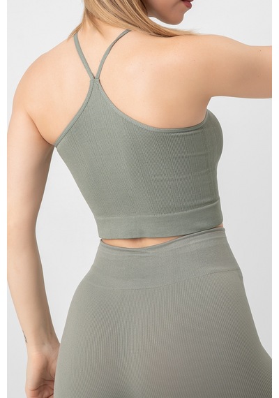 Doremi Seamless Örme Halter Yaka Büstiyer 001