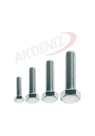 Akdeniz Dın933 M5 15 Mm Galv. Kaplamalı Cıvata 40 Adet