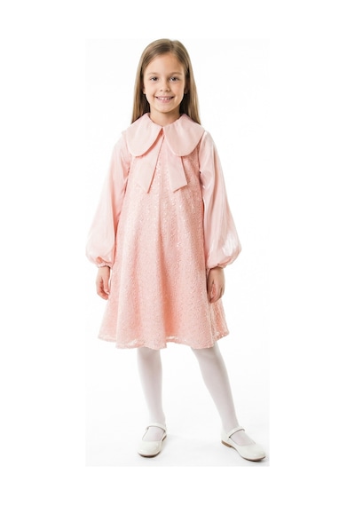 Xo Kids Kız Çocuk Elbise 7-11 Yaş 26571 Pembe
