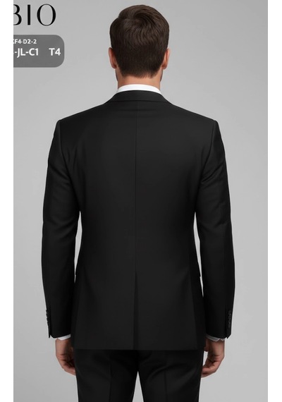 Regular Fit Takım Elbise Siyah Siyah - Siyah