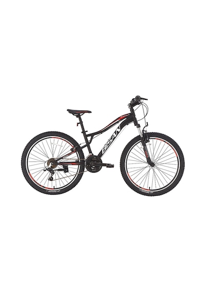 Bisan Buffalo Dağ Bisikleti 37 Cm V 27,5 Jant 21 Vites Mat Siyah Kırmızı Siyah - Kırmızı