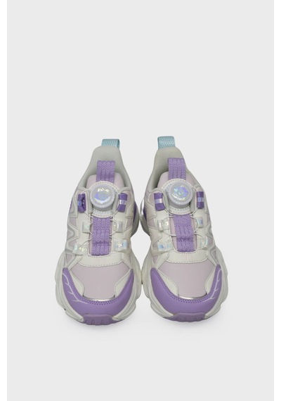 Pepino P-1832 Pudra / Lila Unısex Çocuk Mekanizma Bağlı Spor Ayakkabı Pudra / Lila