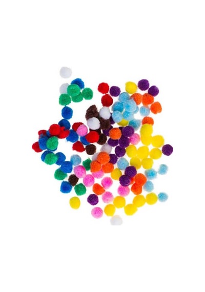 Ponpon 1 Cm 100'lü Paket