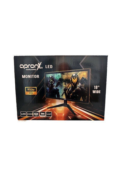 Apronx Apx-nw19 19" Led 900p Vga+hdmi Monitor
