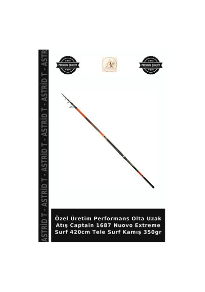 Özel Üretim Performans Olta Uzak Atış Captain 1687 Nuovo Extreme Surf 420cm Tele Surf Kamış 350gr Standart