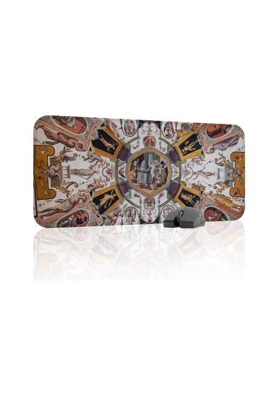 Ortaçağ Sanat Kaymaz Dikişli Kauçuk Oyuncu Mousepad V3 - 70x30 Xl Gaming Mouse Pad Fare Altlığı