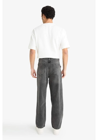 Defacto Relax Fit Yırtık Detaylı Jean Pantolon E8420ax25aunm40 Siyah
