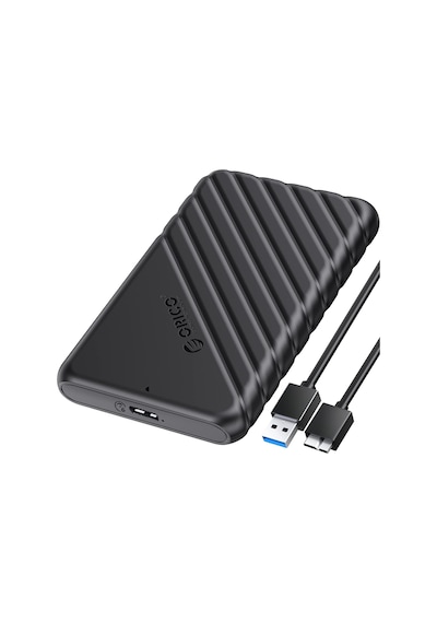 Usb3.0 2.5 İnç Hdd 6tb Ssd Harici Slim Harddisk Kutusu, , Siyah