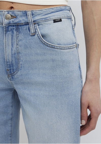 Mavi - Leila Premium Blue Gölgeli Açık Mavi Jean Pantolon 1010600-a1573