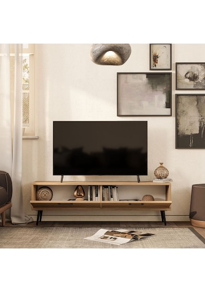 4062 Bold 138 Cm Tv Ünitesi Sepet Meşe