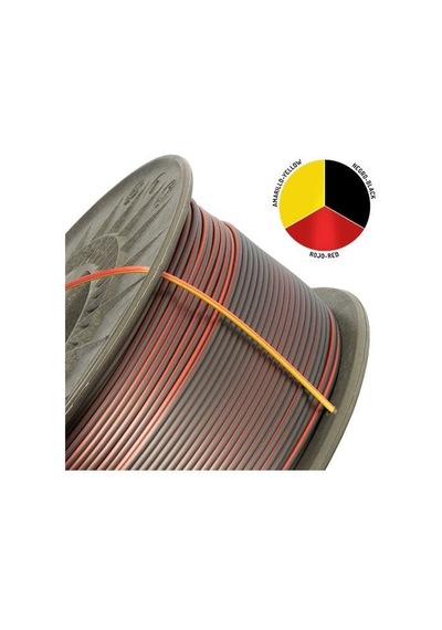 Winkle Pla Silk Multicolor Filament Yellow-black-red 1.75mm 1 Kg