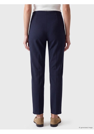 Lcw Modest Lacivert Yüksek Bel Dar Fit Kadın Pantolon
