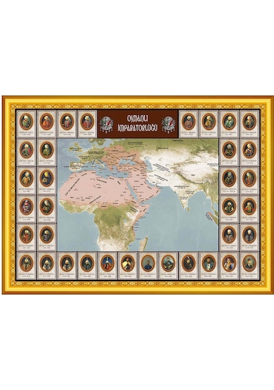 Osmanlı Padişahları Ve Osmanlının En Geniş Sınırları Haritası (223240215)