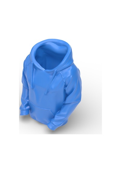 Hoodie Tasarımlı Dekoratif Kalemlik Mavi