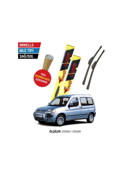 Citroen Berlingo İnwells Muz Silecek (2002-2007)