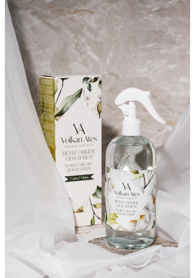 Volkan Ates Natural & Beauty Beyaz Orkide Kokulu Oda Spreyi Cam Şişe 400 Ml