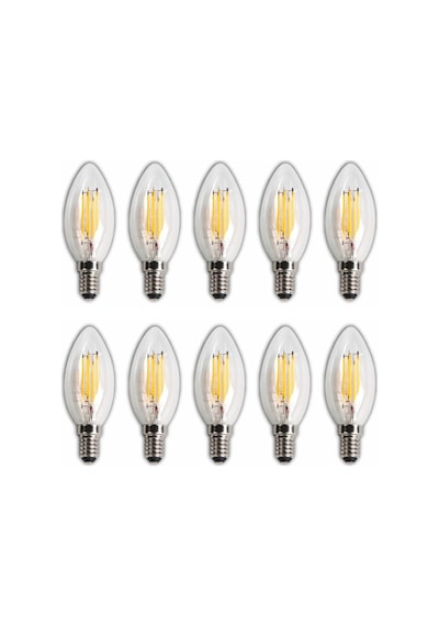 Led Rustik Mum Buji Ampul E14 Duy, 4w 35w Eşdeğer , 3000k Günışığı, 400 Lümen 220-240v, 3. Standart