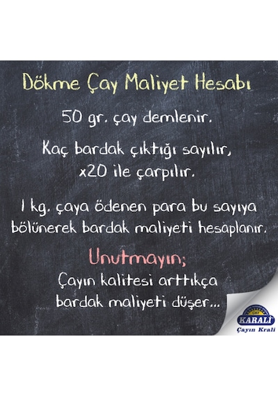 Karali Organik Siyah Dökme Çay 500 G