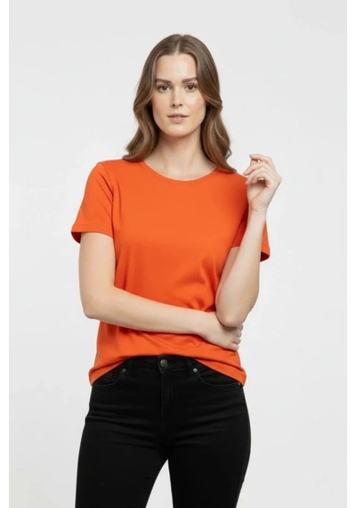 Butik İstanbul T-shirt Bisiklet Yaka Slim Fit Likralı Tişört Günlük Basic Body - Turuncu Butik İstanbul T-shirt Bisiklet Yaka Slim Fit Likralı Tişört Günlük Basic Body - Turuncu