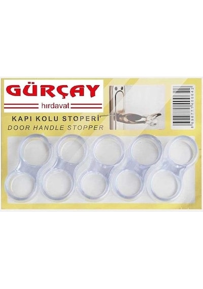 Gürçay Kapı Kolu Stoperi Silikon Lastik 5'Li Paket